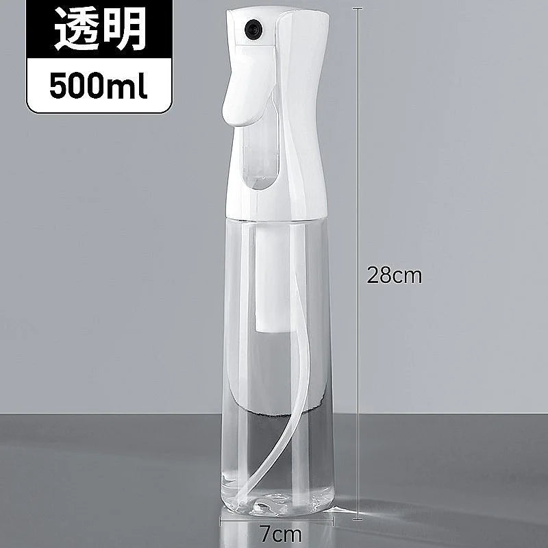Continuous Spray Bottle - High Pressure Ultra Fine Mist Sprayer for Hair Styling, Plants & Cleaning