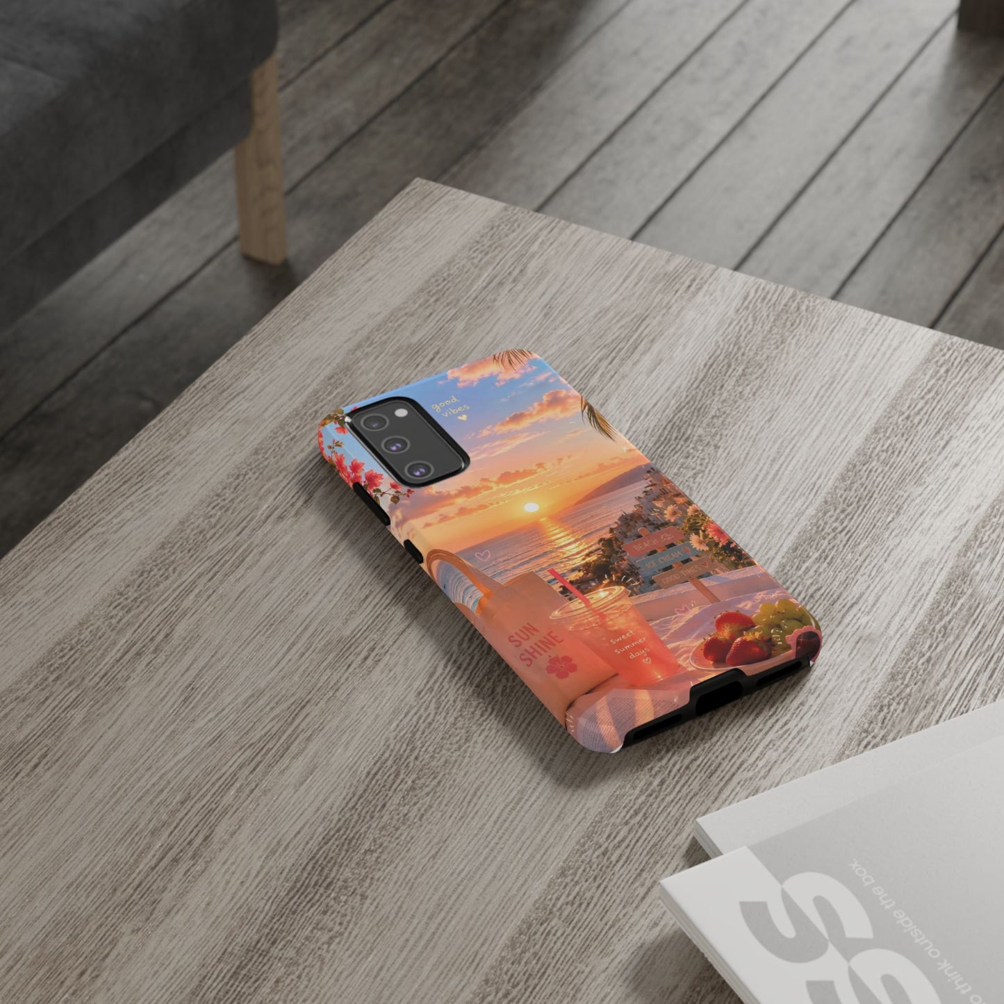 Sunset Beach Phone Case 'Good Vibes'