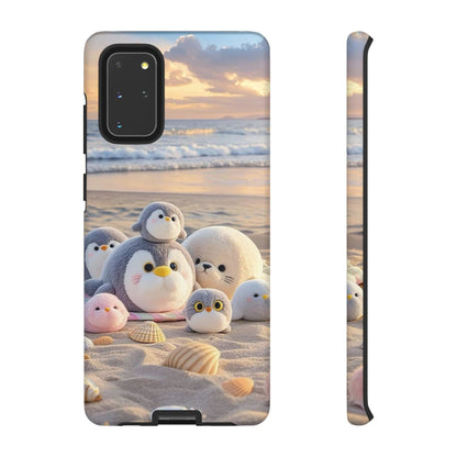 Cute Beach Penguin Phone Case "Kawaii Seaside Animal"