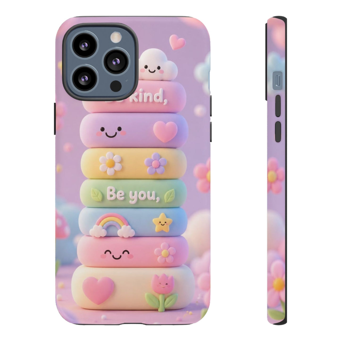Cute Pastel Phone Case "Be Kind, Be You"