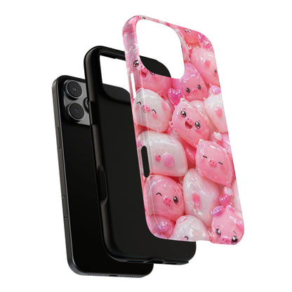 Cute Kawaii Pink Marshmallow Phone Case