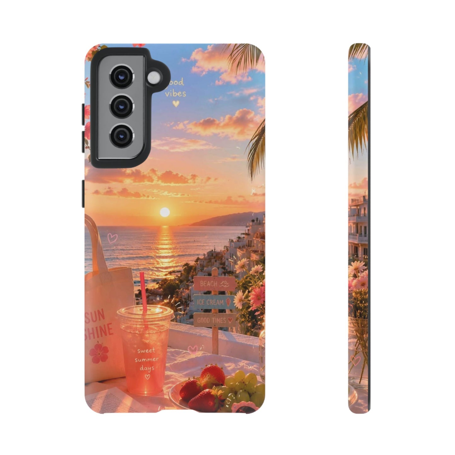 Sunset Beach Phone Case 'Good Vibes'