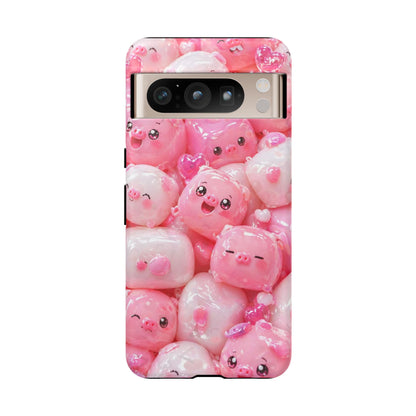 Cute Kawaii Pink Marshmallow Phone Case