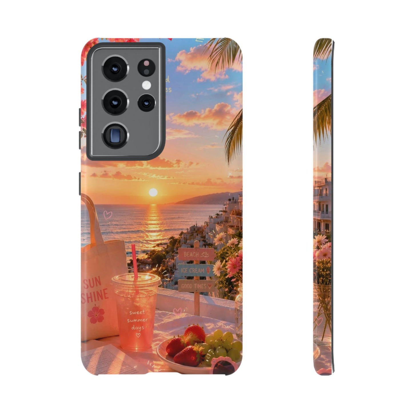 Sunset Beach Phone Case 'Good Vibes'