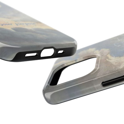 Cloudy Sky 'Live Your Purpose' Tough Phone Case — Motivational Protective Phone Cover