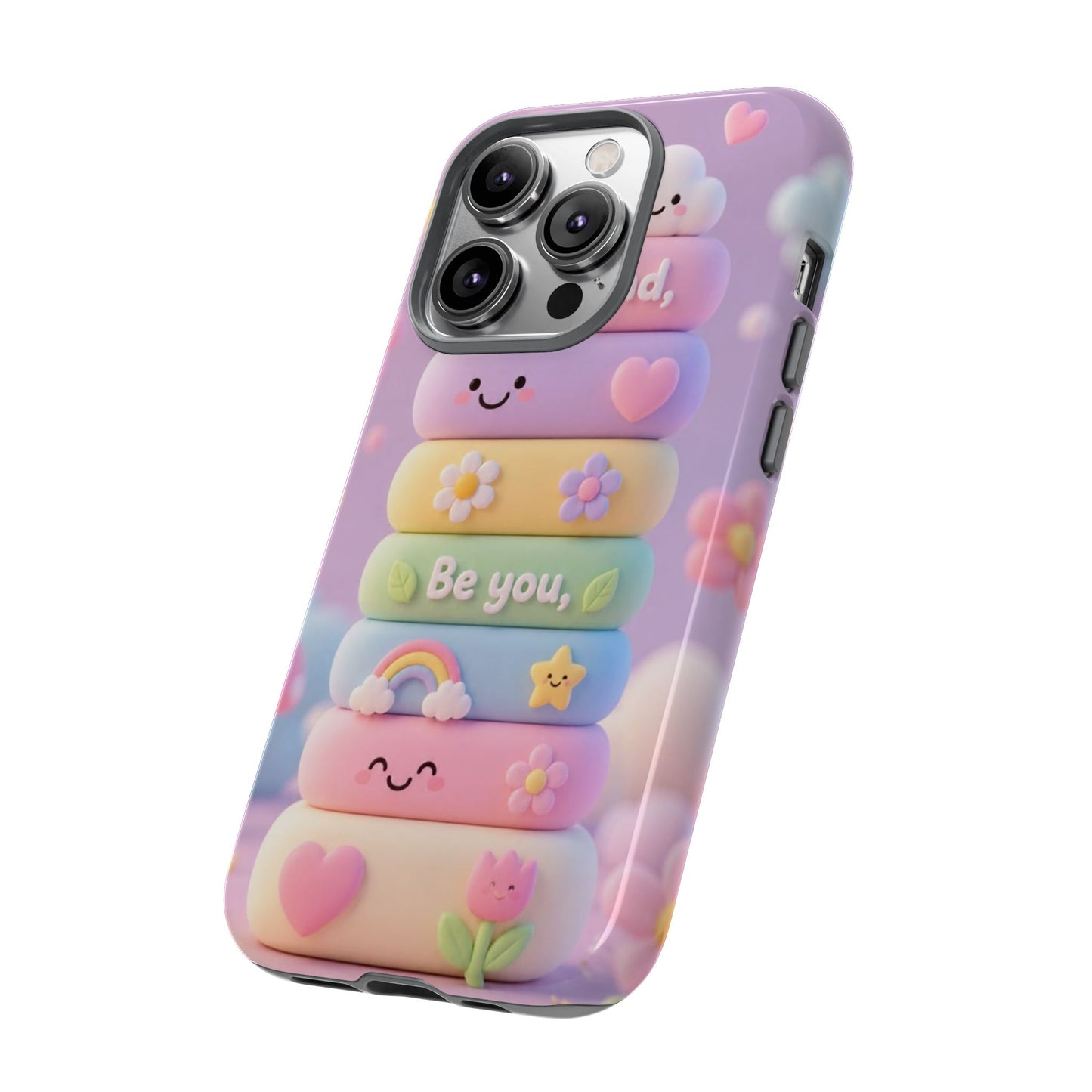 Cute Pastel Phone Case "Be Kind, Be You"