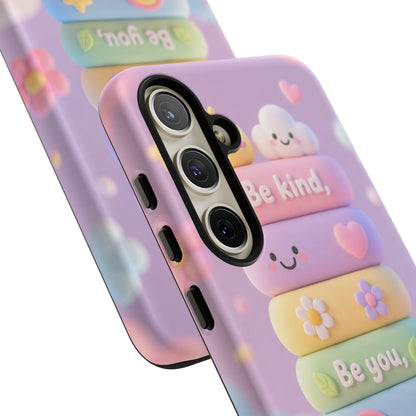 Cute Pastel Phone Case "Be Kind, Be You"