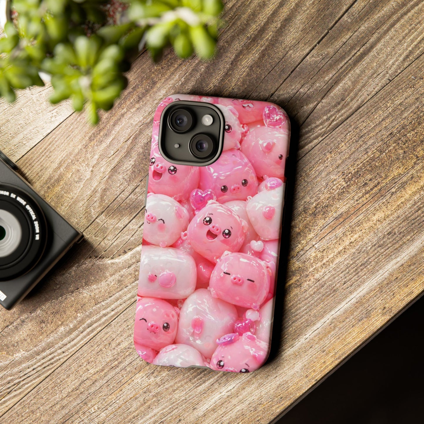 Cute Kawaii Pink Marshmallow Phone Case