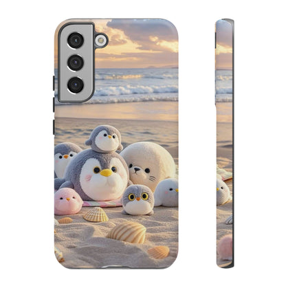Cute Beach Penguin Phone Case "Kawaii Seaside Animal"