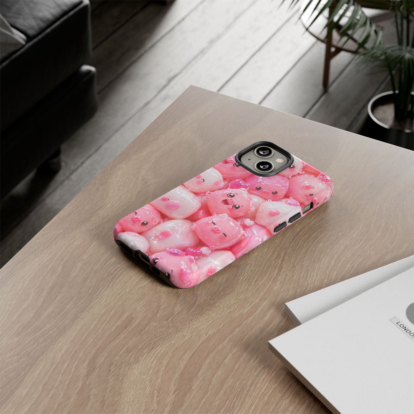 Cute Kawaii Pink Marshmallow Phone Case