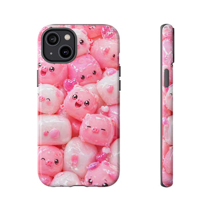Cute Kawaii Pink Marshmallow Phone Case
