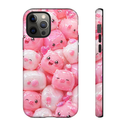 Cute Kawaii Pink Marshmallow Phone Case