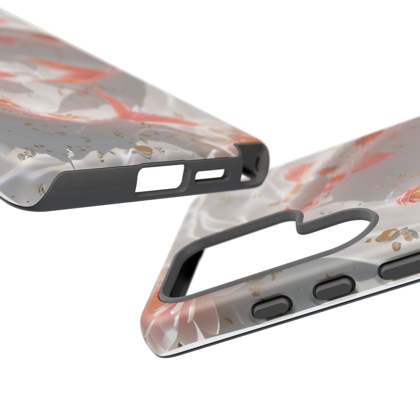 Koi Fish Phone Case "Serene Gold Fleck Watercolor"