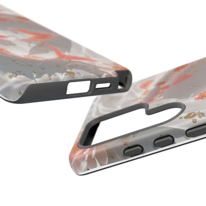 Koi Fish Phone Case "Serene Gold Fleck Watercolor"