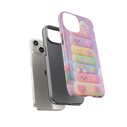 Cute Pastel Phone Case "Be Kind, Be You"