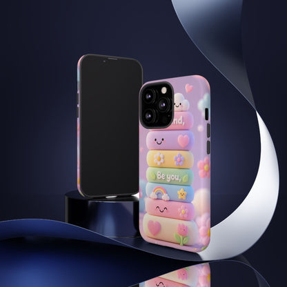 Cute Pastel Phone Case "Be Kind, Be You"