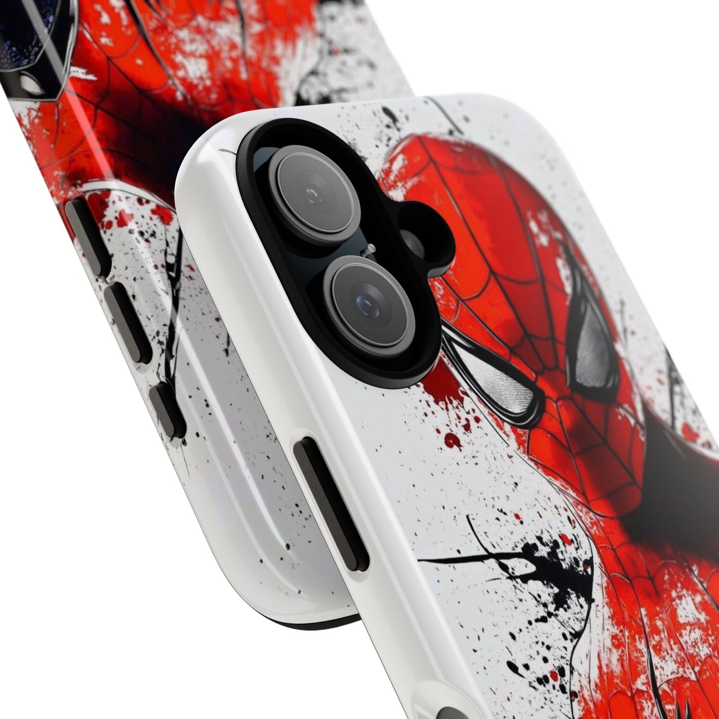 Spider Hero Phone Case — Red Splatter Superhero iPhone Cover
