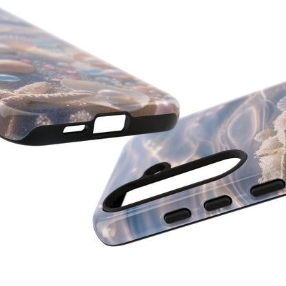 Seashell Pearl Phone Case — Pastel Beach Protective Tough Case