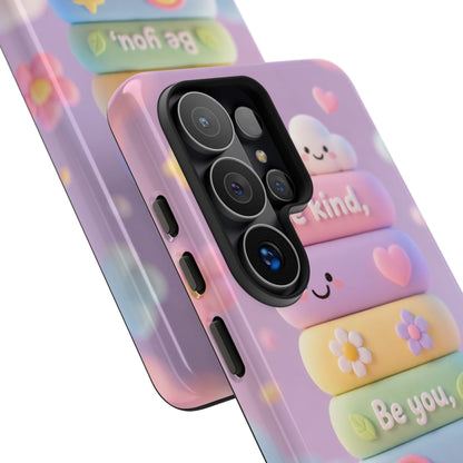 Cute Pastel Phone Case "Be Kind, Be You"