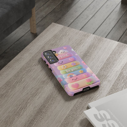 Cute Pastel 'Be Kind, Be You' Phone Case - Samsung