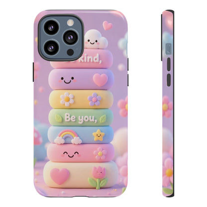 Cute Pastel Phone Case "Be Kind, Be You"