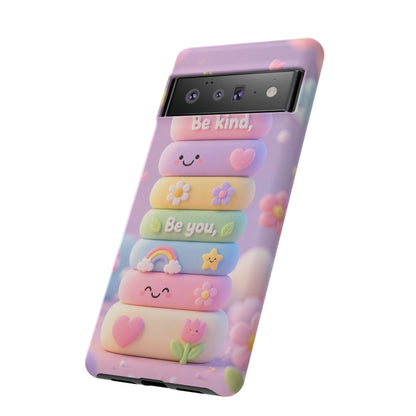 Cute Pastel Phone Case "Be Kind, Be You"