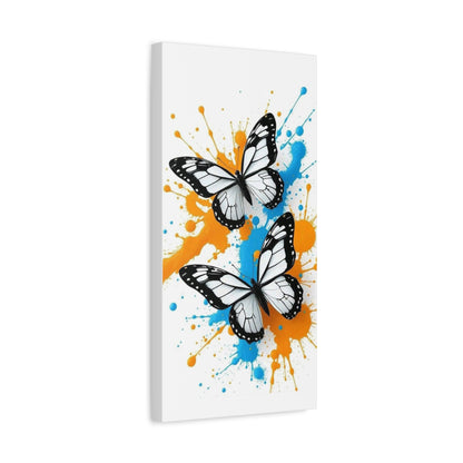 Butterfly Splash Canvas Wall Art — Matte Stretched Canvas