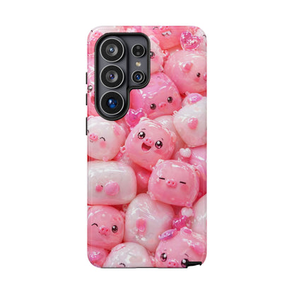 Cute Kawaii Pink Marshmallow Phone Case