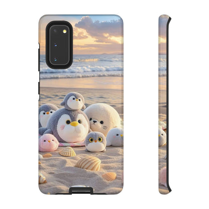 Cute Beach Penguin Phone Case "Kawaii Seaside Animal"