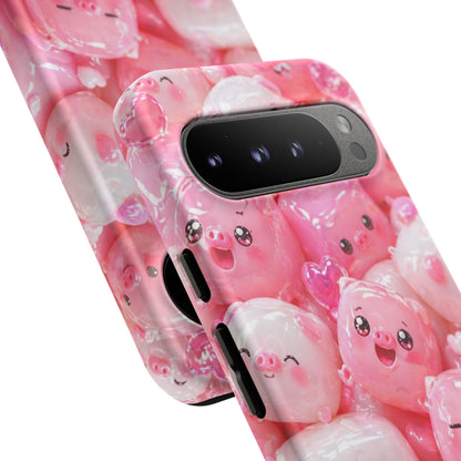 Cute Kawaii Pink Marshmallow Phone Case
