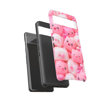 Cute Kawaii Pink Marshmallow Phone Case