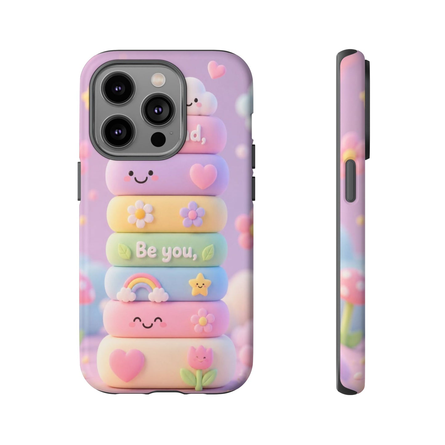 Cute Pastel Phone Case "Be Kind, Be You"