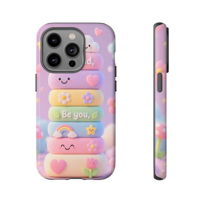 Cute Pastel Phone Case "Be Kind, Be You"