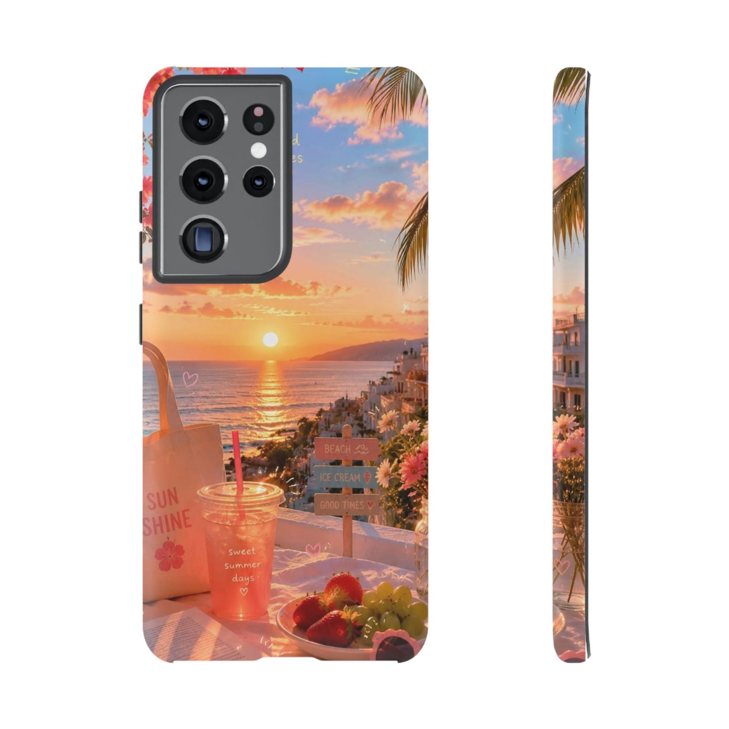 Sunset Beach Phone Case 'Good Vibes'