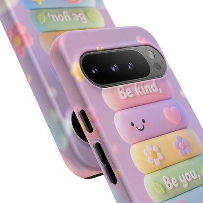 Cute Pastel Phone Case "Be Kind, Be You"