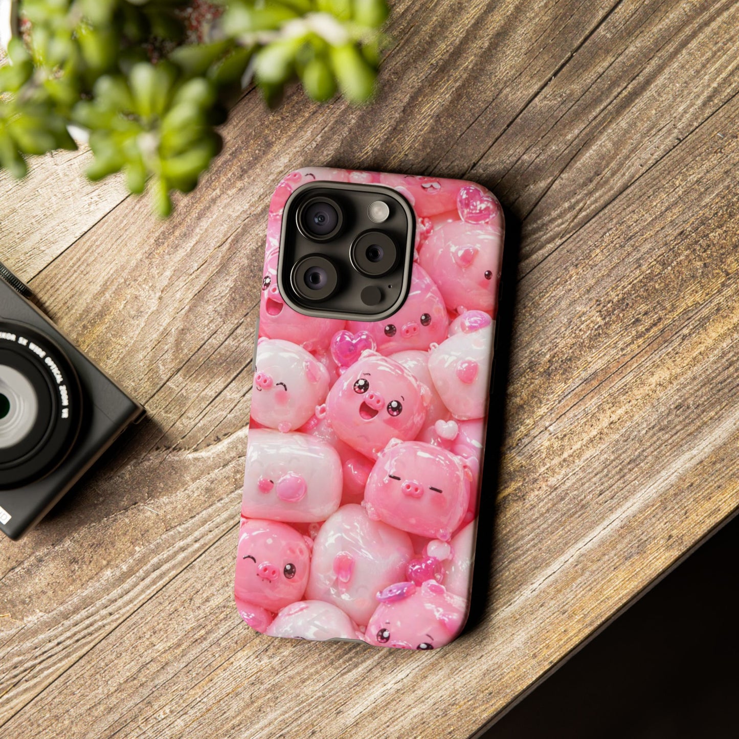 Cute Kawaii Pink Marshmallow Phone Case