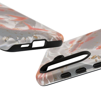 Koi Fish Phone Case "Serene Gold Fleck Watercolor"