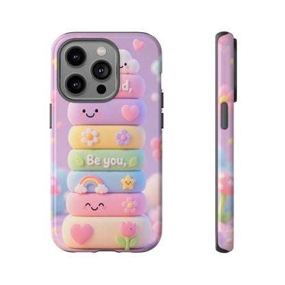 Cute Pastel Phone Case "Be Kind, Be You"