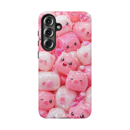 Cute Kawaii Pink Marshmallow Phone Case