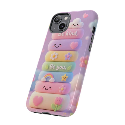 Cute Pastel Phone Case "Be Kind, Be You"