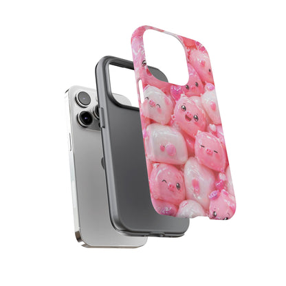 Cute Kawaii Pink Marshmallow Phone Case