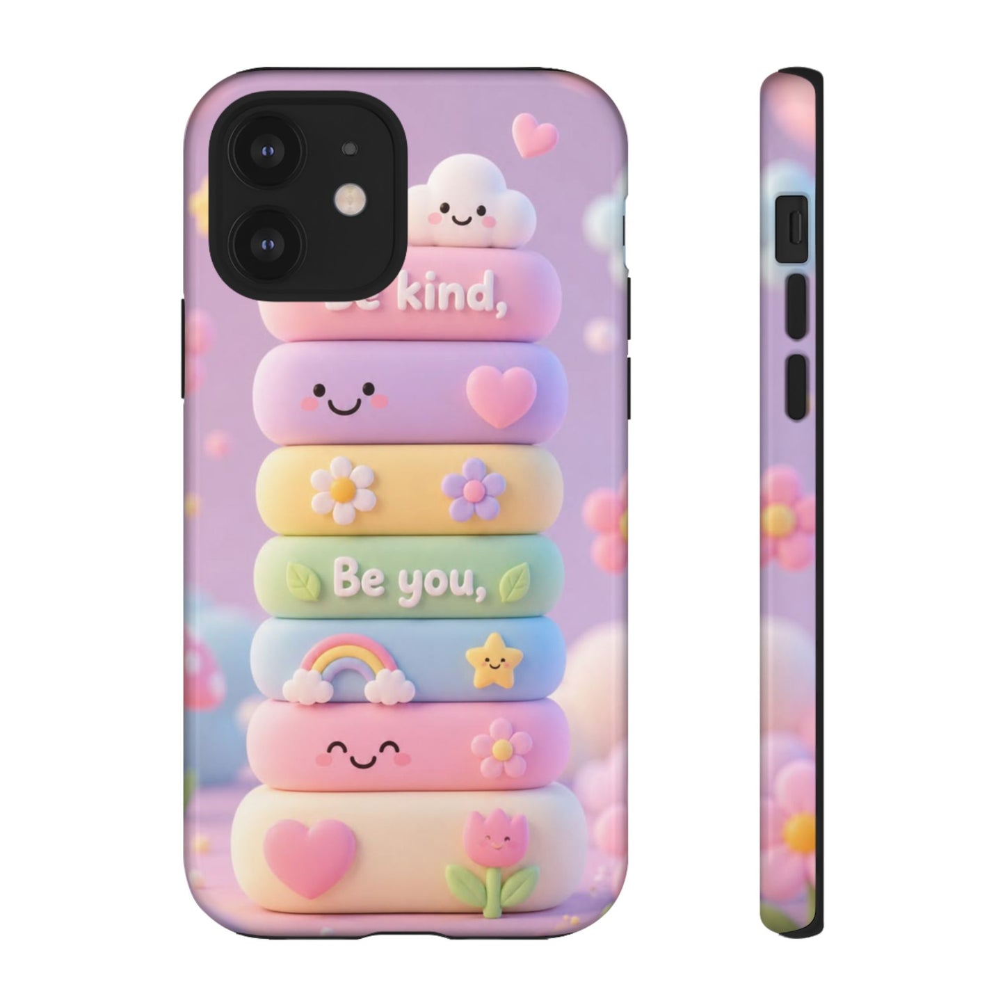 Cute Pastel Phone Case "Be Kind, Be You"
