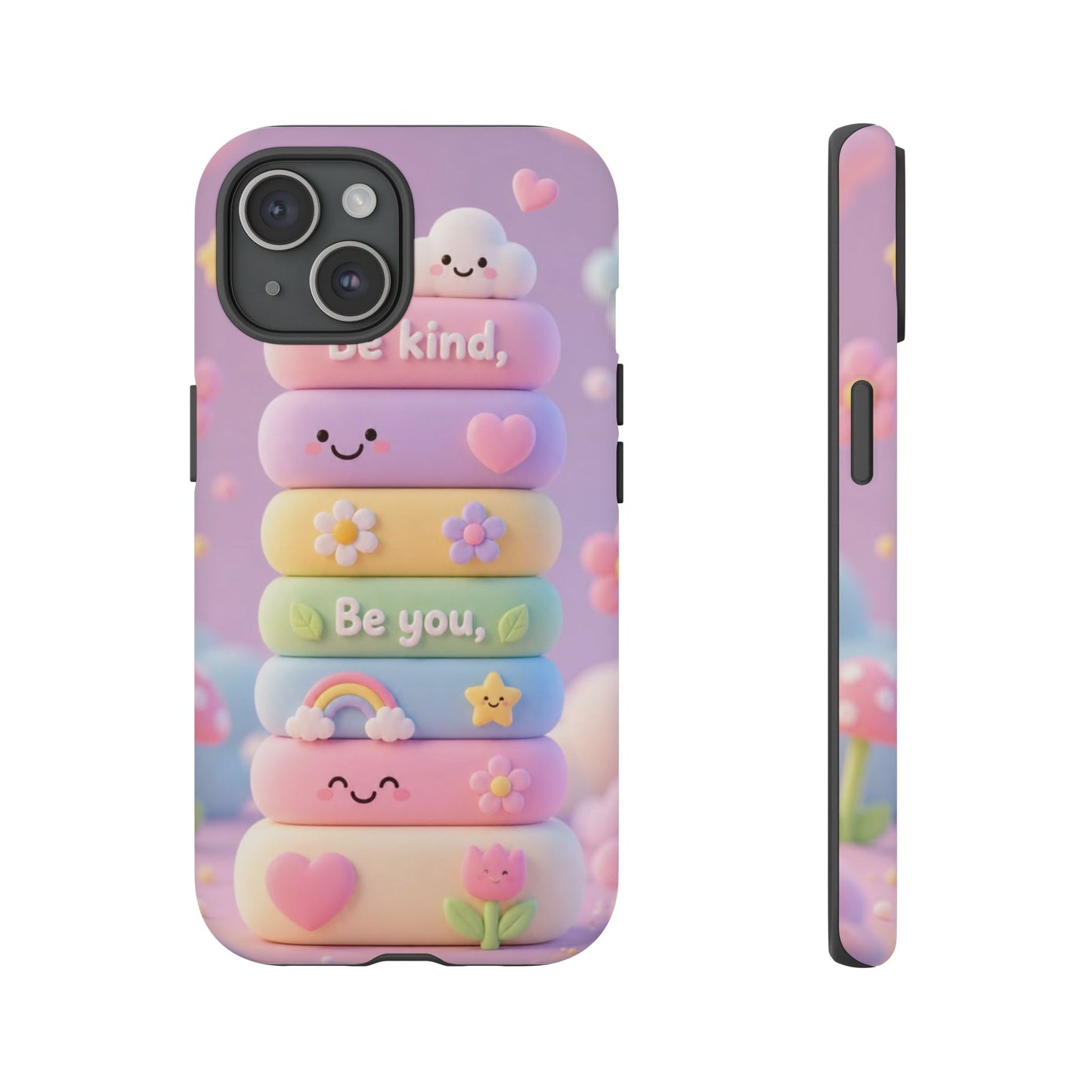 Cute Pastel Phone Case "Be Kind, Be You"