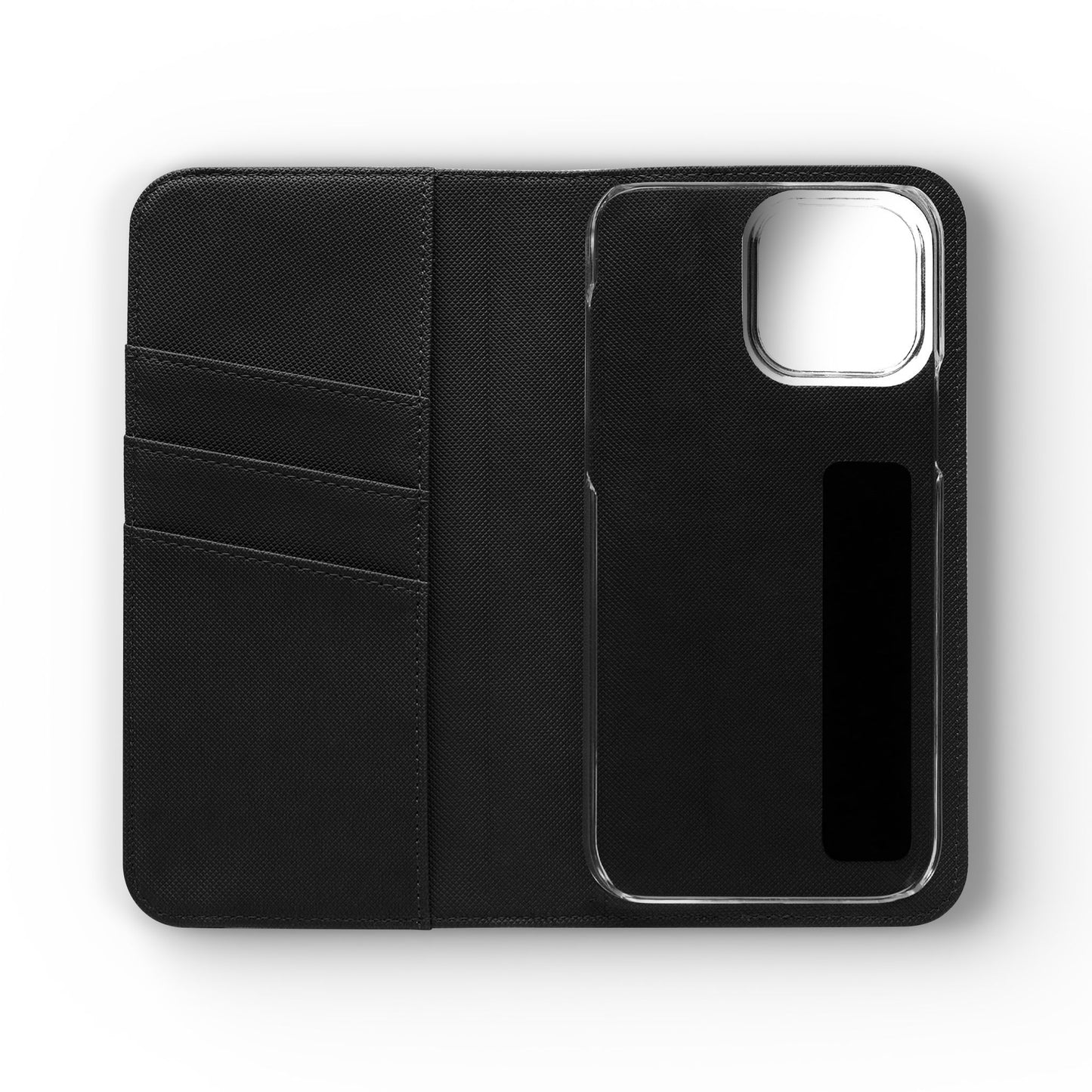 Leopard Patchwork Flip Wallet Case with Card Slots