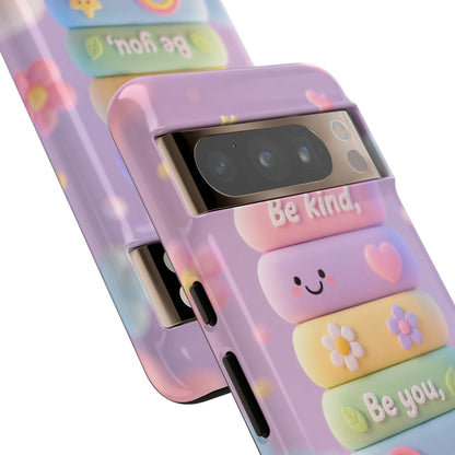Cute Pastel Phone Case "Be Kind, Be You"
