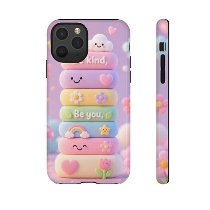 Cute Pastel Phone Case "Be Kind, Be You"