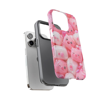 Cute Kawaii Pink Marshmallow Phone Case