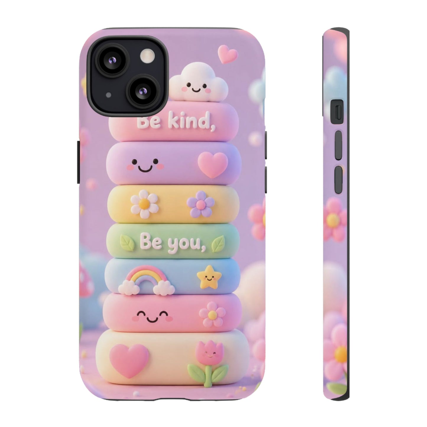Cute Pastel Phone Case "Be Kind, Be You"