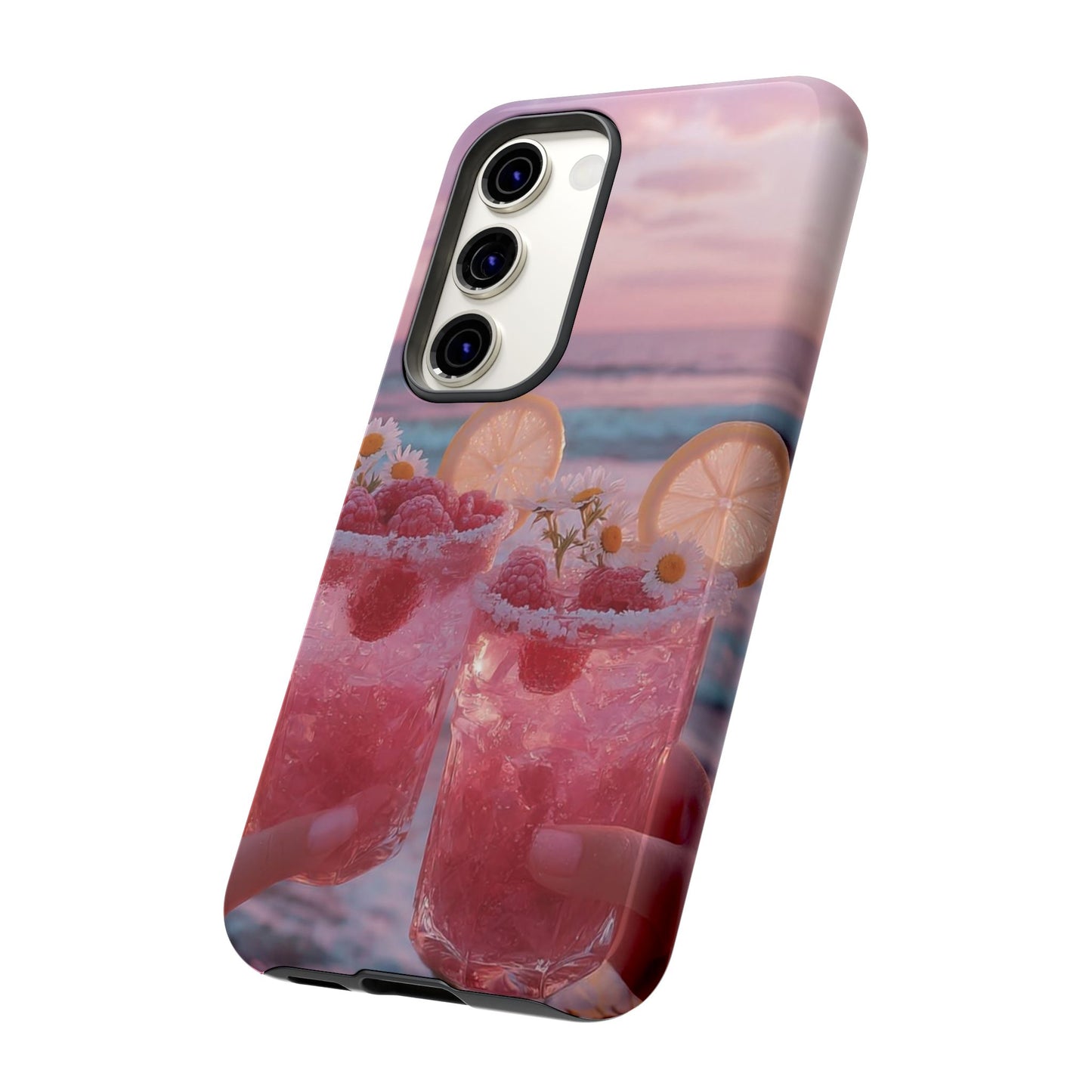 Tough Case - Pink Beach Cocktail Phone Case