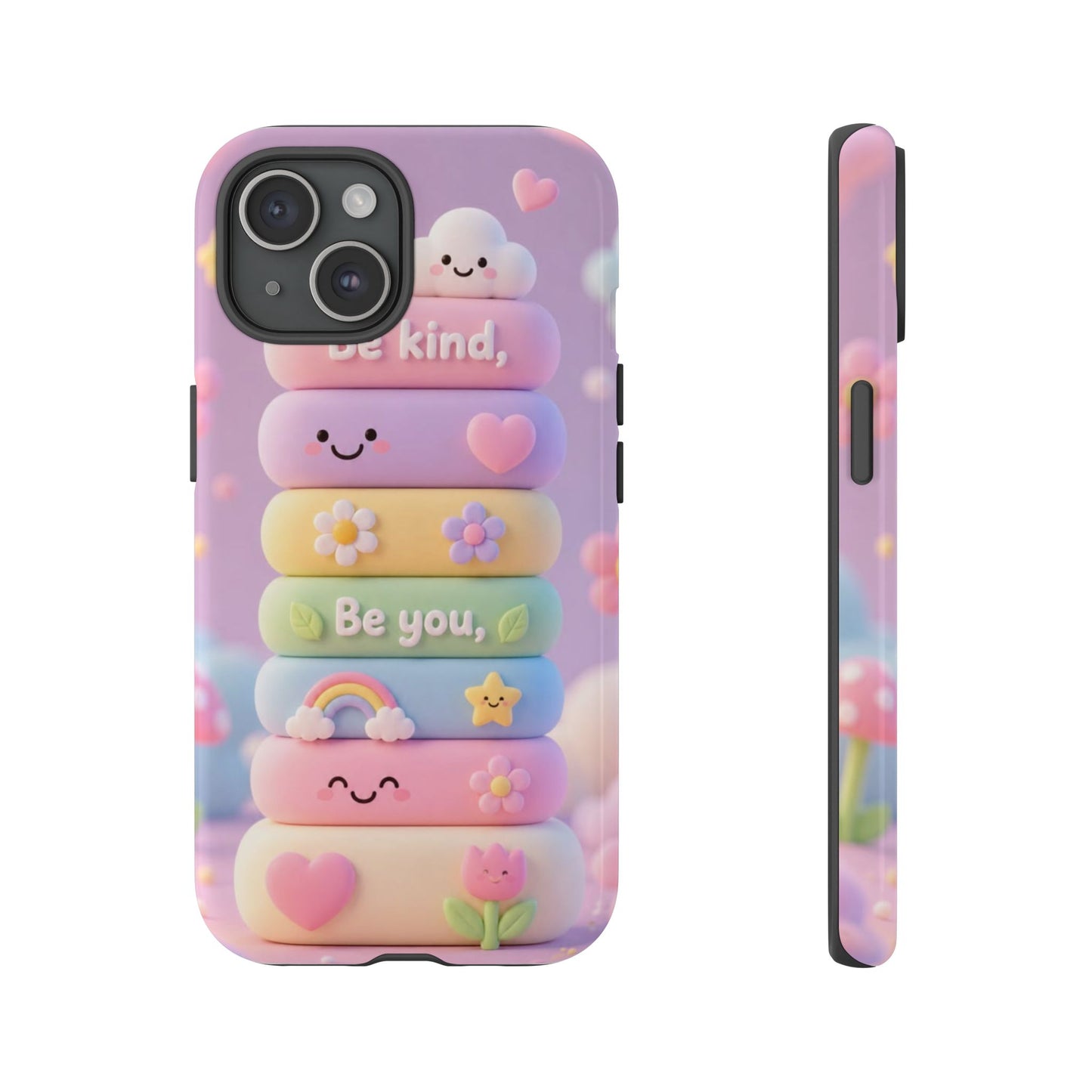 Cute Pastel Phone Case "Be Kind, Be You"
